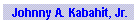 Johnny A. Kabahit, Jr.
